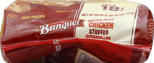 Banquet Buffalo-Style Chicken Stuffed Quesadillas Frozen Snack thumb #6