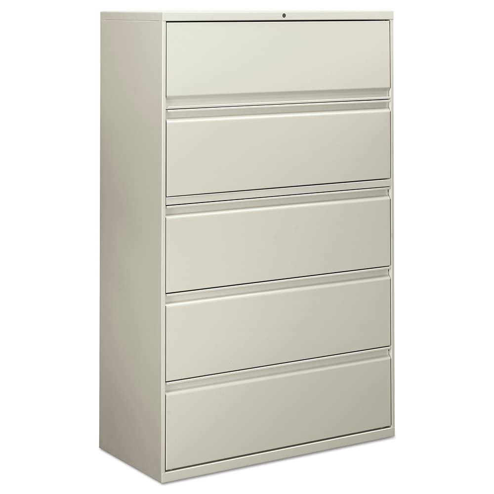 (color black)ALELF4267LG - Five-Drawer Lateral File Cabinet