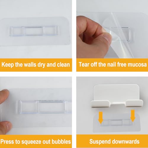 Fodlon Haartrockner Halterung ohne Bohren, Praktische Wandhalterung für Föhn, Fönhalterständer für Badezimmer - Universelle Halterung für die meisten Haartrockner