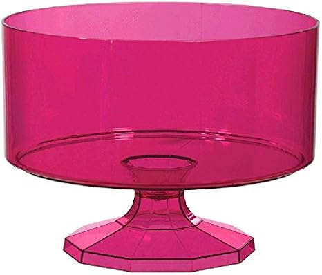 Bright Pink Trifle Container, Small, Party Favor