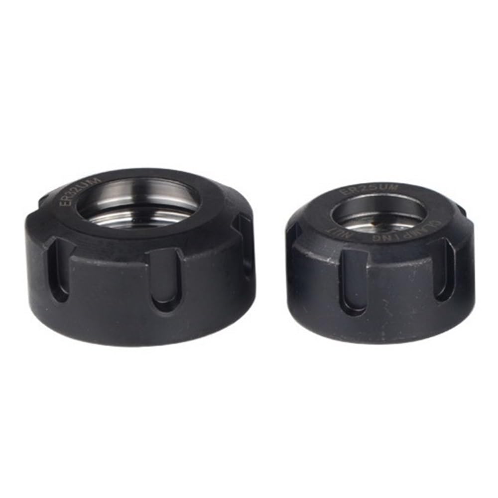 1pc Chuck Clamping Nut ER11/ER16/ER20/ER25/ER32 Balanced Spring Metal Collect Clamping Nut for CNC Collets(M40x1.5)