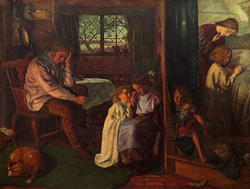 Affiche impression d'art l'heure du coucher sur toile 60x90