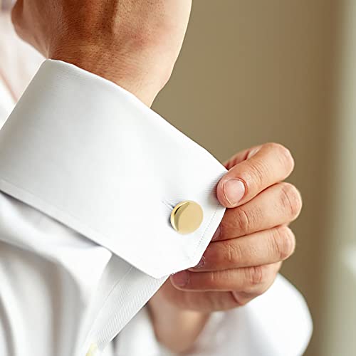 Image of GWD Cufflinks and Tie Clip Set Personalized Cuff Links Business Wedding