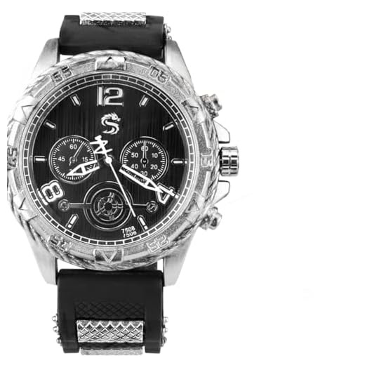 Relógio masculino grande original aço inox prata + caixa preto original presente pesado