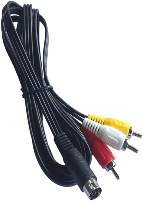 CHILDMORY Cable de Audio y Vídeo AV, Compatible con Consola Genesis 2 3 de 1,8 M/5,9 pies