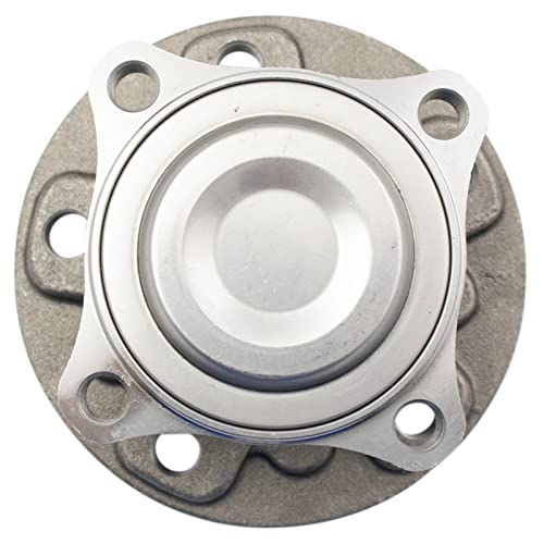 Image of TRQ Left and Right Wheel Bearing and Hub Assembly Set 2 Piece Compatible with 14-21 BMW i3 18-21 i3s 14-15 Mini Cooper L4 2.0L 14-15 Cooper L3 1.5L 2016 2017 2017-2019 Clubman S