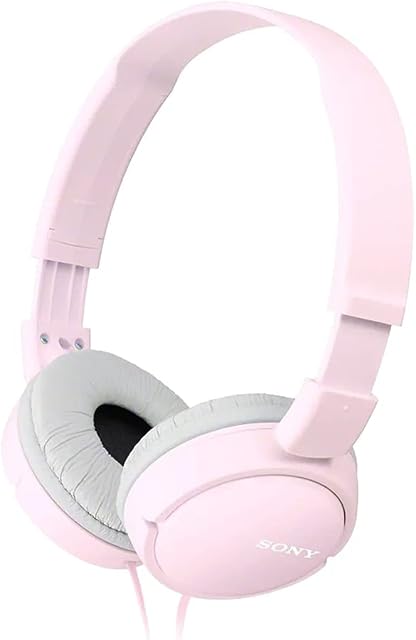 Sony Pink Wired On-Ear Headphones MDR-ZX110