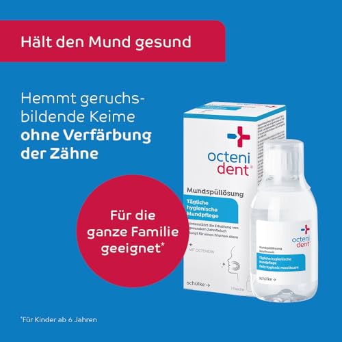 octenident Mundspüllösung - Hygienische Mundpflege für die ganze Familie, 250 ml Lösung – Bild 4