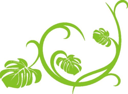 Adesivo da Parete Vinile Verde Lime 60 x 10 x 10 cm