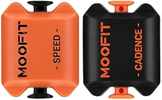 MOOFIT Speed and Cadence Sensor, Bluetooth /ANT+ Wireless Bike Cadence Sensor Cycling Speed Sensor for iPhone, Android and Bike Computers