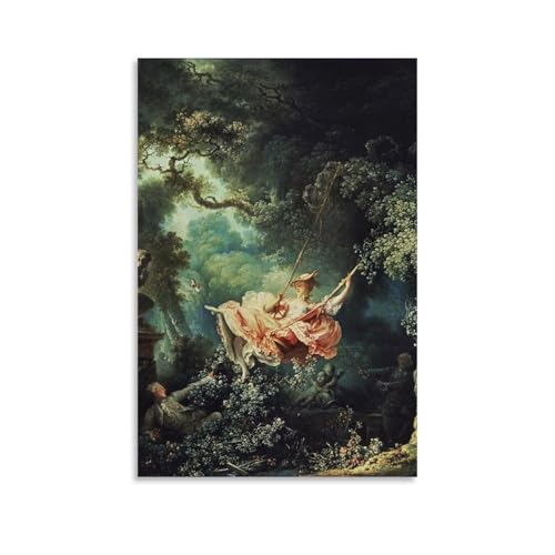The Swing Fragonard impression sur toile pour habiller un mur vide avec élégance