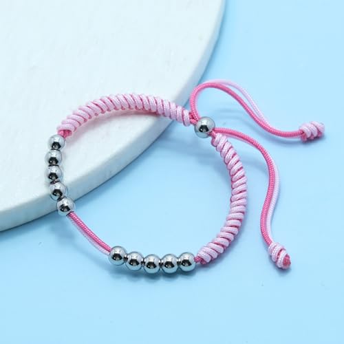 LAMIBEE Golf Stainless Steel 10 Bead Score Counter Bracelet, Golf Stroke Count Bracelet, Resizable Easy to Adjust Golf Round Scoring Tracker, Durable Stylish Golf Accessory3