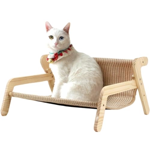 Jucgghk The Beautiful Sisal Bed is Adjustable and Equipped with Artificial Pet Grippers, Making It Suitable for Indoor Pets Suitable for Indoor Pets(Style-1)