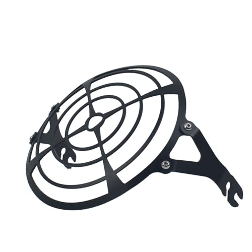 Grille de phare moto Scrambler idéale pour sorties tout-terrain et bivouac