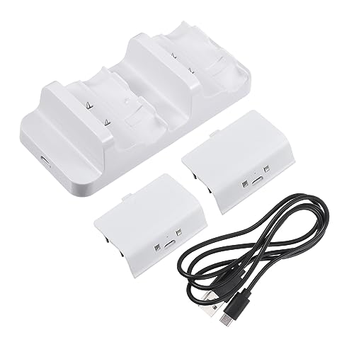 TINEASUR 1juego Dock De Dual para Controladores Estación De Inalámbrica Baterías Recargables y Luz Indicadora Led Accesorios para