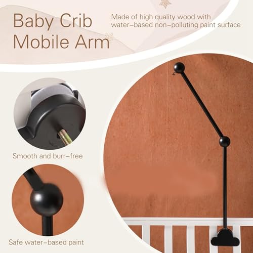 Support de bras facile à installer pour mobile bébé et hochet de lit