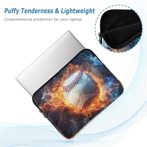 Funda para portátiles Fire Baseball Lightning 13-14 pulgadas miniatura 5