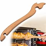 Shinelingee Oven Rack Puller, Wood Oven Rack Push Pull Tool, Prevent Scalding, Pull out Hot Racks Safely, Long Handle Toaster Oven Accessories,Suitable For Kitchen Oven, Toaster oven, Air fryer,etc(1)