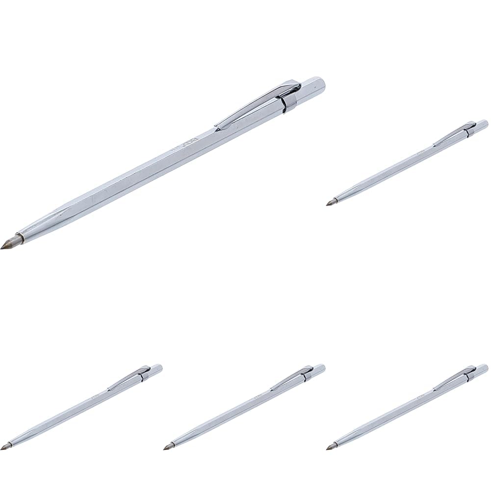 BGS 3131 | Anreißnadel mit Hartmetall-Spitze | 150 mm | Reißnadel (Packung mit 5)