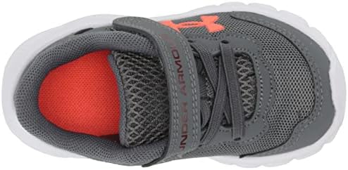 Under Armour Baby Boys Assert 9 Alternate Closure Sneaker, (102) Pitch Gray/Chestnut Red/Bolt Red, 10 Infant | Image 4