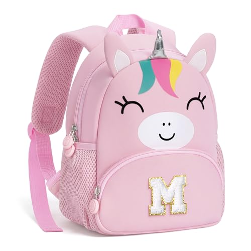 YOOLIFE Toddler Unicorn Backpack Birthday Gift Pink M