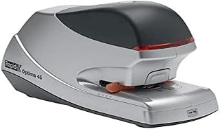 Leitz RAPID 5001376 - Grapadora eléctrica OPTIMA 45 color plata/negro