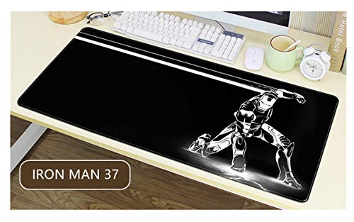 Junchen&Zhang Manwei Héroes Alfombrilla de ratón tamaño extendido - Ultra-Large Engrosado Impermeable (800 * 300 * 3MM/31.5 * 11.7 * 0.12inch, 37)
