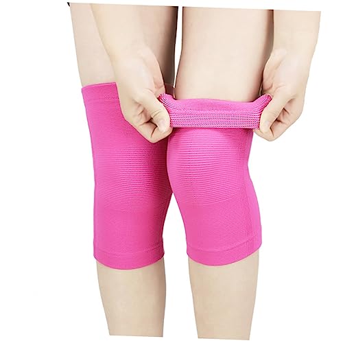 KOMBIUDA 1 Pair Compression Knee Sleeve Elastic Sports Kneecap Pad for Basketball Football Running Workout Size Xs