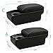 Toiumops Armrest for VW Polo 9N 3 2002-2009, Car Armrest Box(C2 Black Line 6USB)