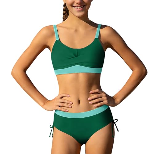 Ensemble natation fille à manches courtes avec jupe et bas maillot de bain bébé
