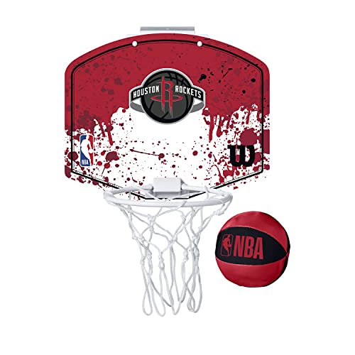 Wilson Mini NBATeam Basketball Hoop, Houston Rockets