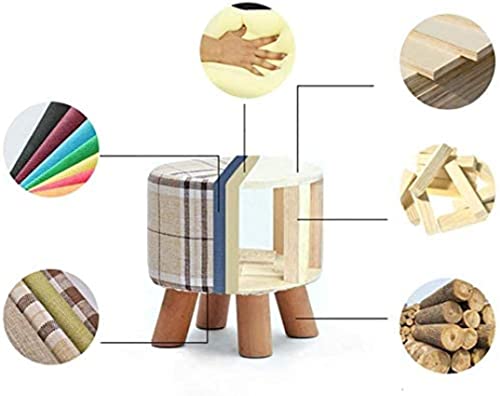 Relaxation et rangement : le pouf repose-pieds en lin doux