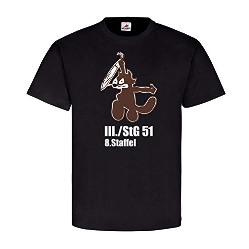 T-shirt Noir III Groupe STG 51 8 Staffle XL V&ecirc;tement Coton Confortable #19508