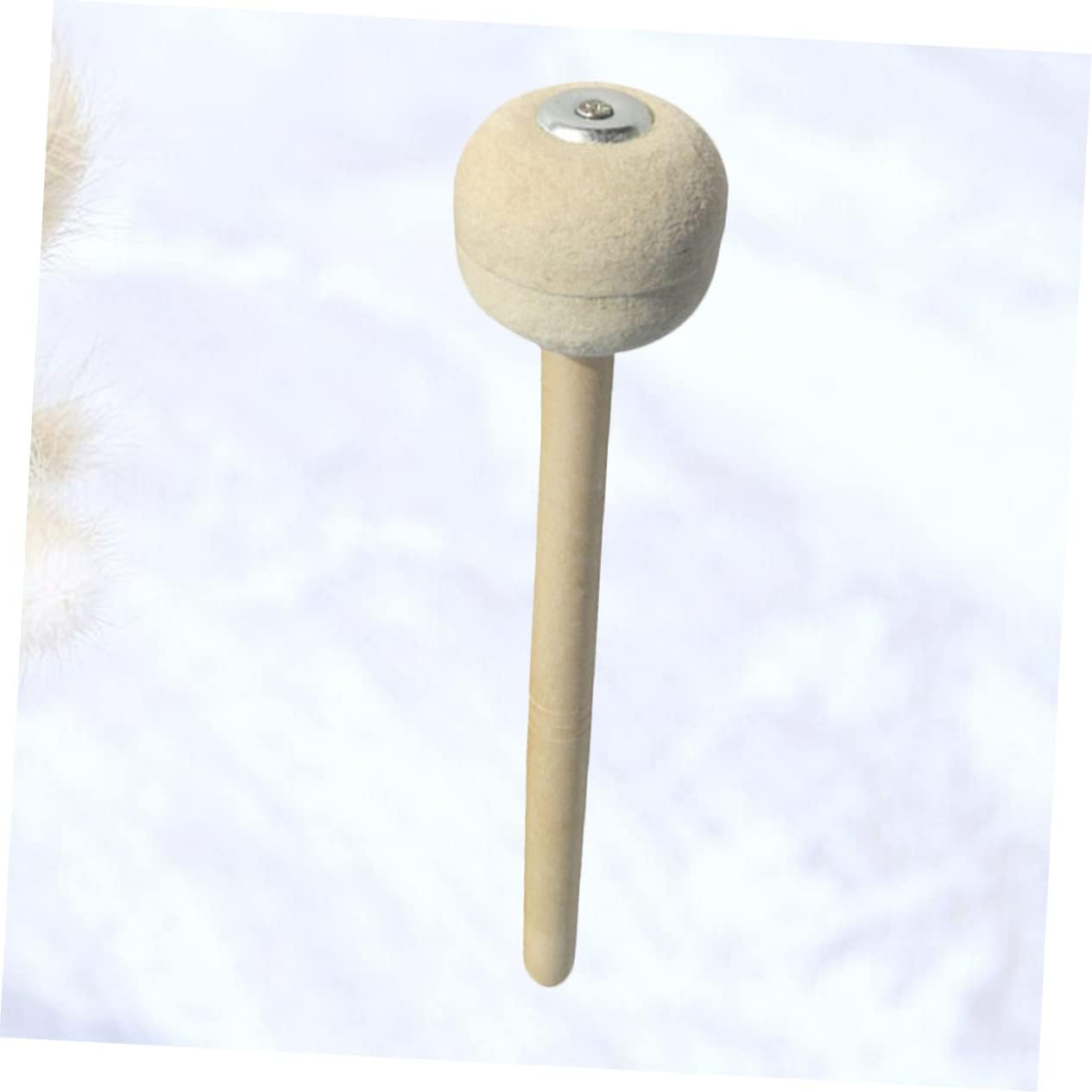 SUPVOX Felt Drum Sticks for Snare Drum 1 Piece Maple Wood Handle Percussion Instrument Accessory