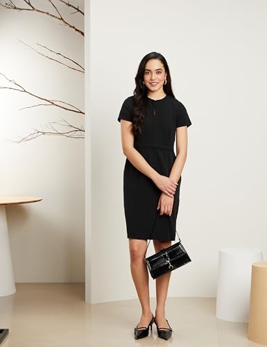 Image of Symbol Premium Women's Sheath Dress (Knee Length | Desk-to-Dinner) (Available in Plus Sizes)