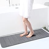 Memory Foam Soft Bath Mats - Non Slip Absorbent Bathroom Rugs Rubber Back Runner Mat for Kitchen...
