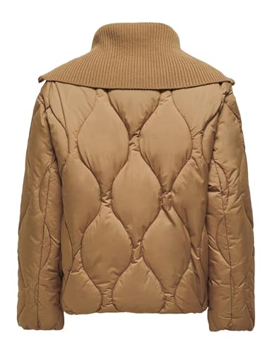 ONLY Damen ONLVANORA Quilted Jacket OTW Jacke, Braun, M