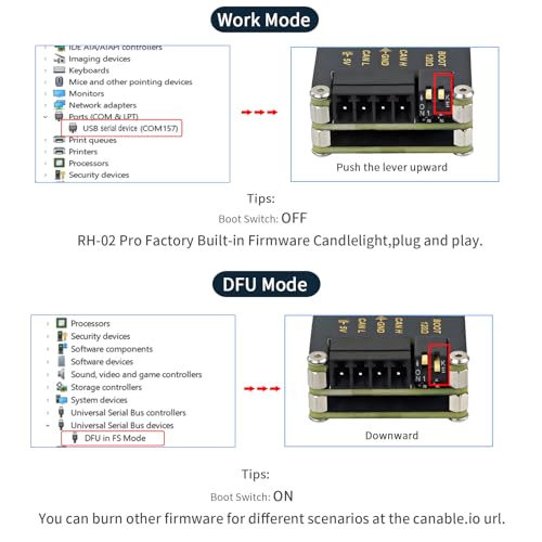 Image of Isolation USB to CAN FD Adapter Converter Base on Canable 2.0 Up to 5Mbps