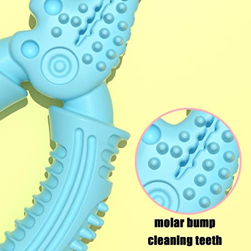 Brinquedos de dentição para cachorros - Brinquedos interativos de jacaré de dentição de cachorro com