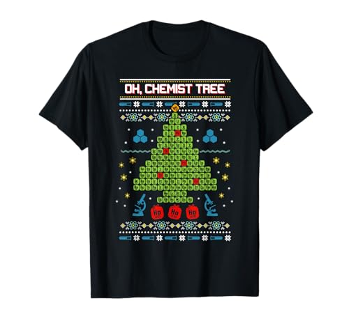 Oh, Chemist Tree - Chemistry Tree Christmas Science T-Shirt