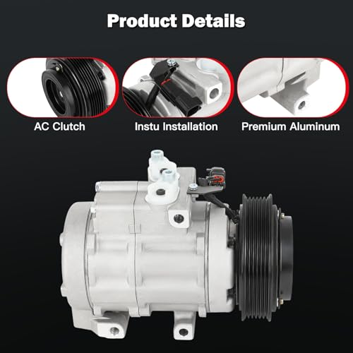 Image of cciyu AC Compressor for Ford for F-150 for Mercury Mountaineer 2006-2010