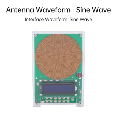 ZASCHMOY Resonanzgenerator Premium-Gerät mit Einstellbarer Frequenz 0,1 Hz 30000 Hz Reine Sinus-Rechteckwelle für Entspannungslabor Grün USB (Vergoldet mit vergoldetem Gehäuse)