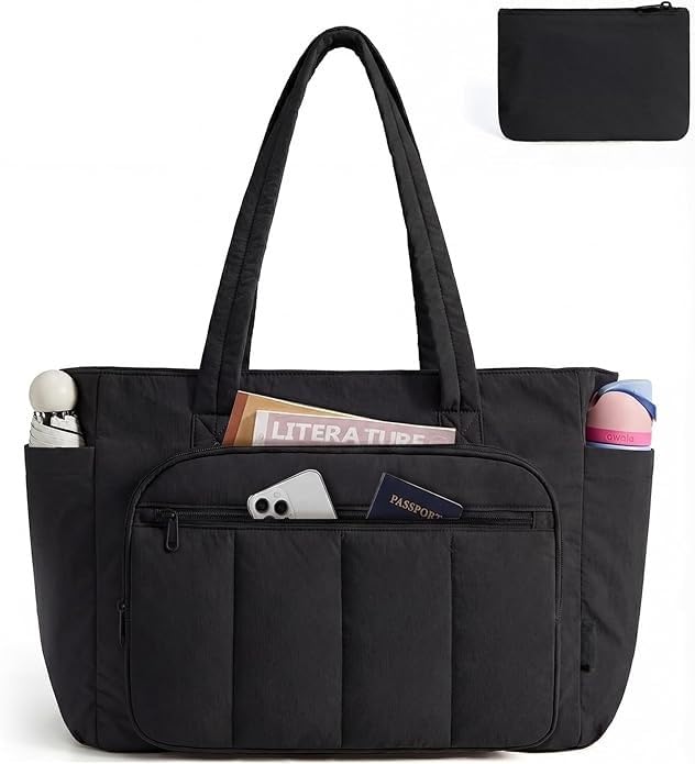 prplet Tote Bag for Women with Pouch, Shoulder Bag for Office, College, Travel & Daily Use-picture-35