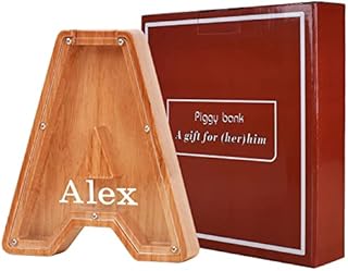 Personalized-Alphabets-Piggy Bank-Creative-Combination-Children-Birthday-Decorations - Personalised Money Box With Your Name And Text-boys toy box- Christmas Birthday Gift Home Decor (A)