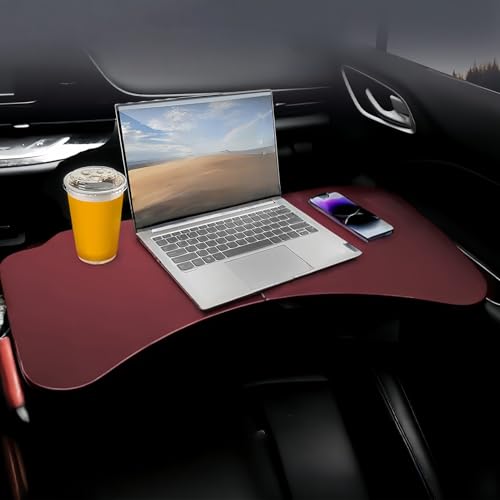 Support portable pliable pour passager et repas en voiture - 3