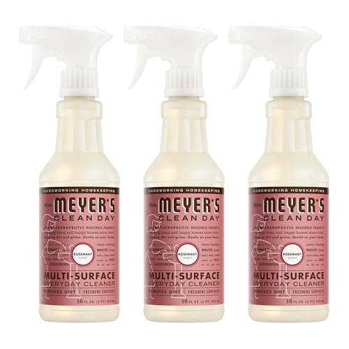 MRS. MEYER'S CLEAN DAY All-Purpose Cleaner Spray, Rosemary, 16 fl. oz - Pack of 3