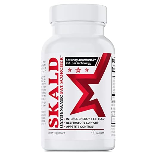 SKALD Thermogenic Fat Burner - Weight Loss Pills, Appetite Suppressant, Mood & Energy Booster with Respiratory Support - Premium Fat Burning Green Tea Extract, Juniper Berry Extract & More – 60 caps