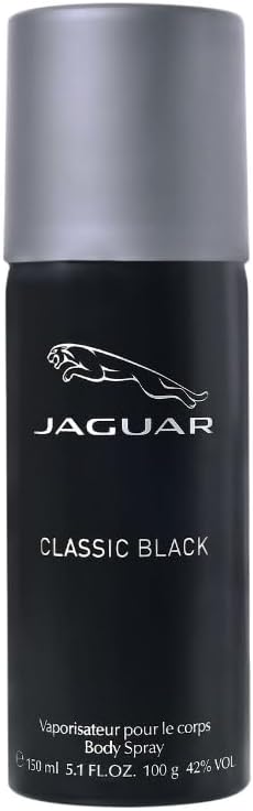 JAGUAR Classic Black Deodorant Spray - For Men (150 ml)