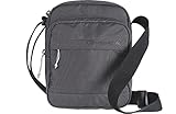 mountain warehouse lifeventure rfid shoulder bag, recycled, grey one taglia unica