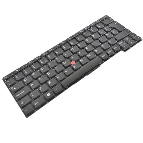 Clavier ThinkPad X1 Helix avec touches fluides pour ordinateur portable Lenovo noir